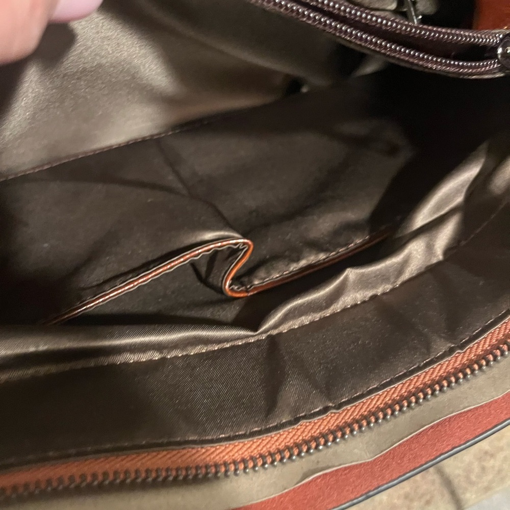 Genuine Leather Tote Bag in Brown - Women’s Everyday Shoulder Bag - Picture 6 of 12